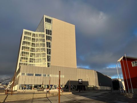 Nuuk Center during spring time
