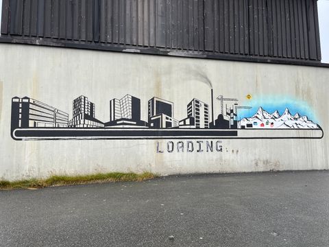 "Loading” – Nuuk Street Art by Inuk Højgaard