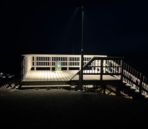 Lonesome light at the boardwalk