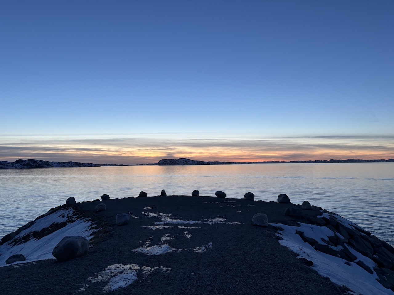 Blue Hour at The End of the World (Verdens Ende) in Qinngorput